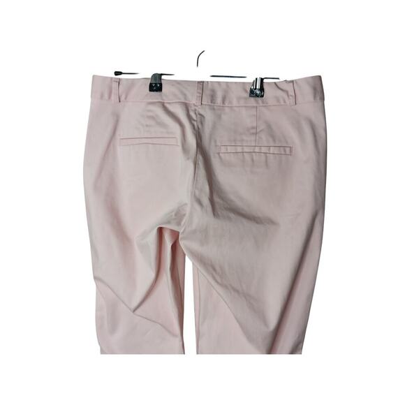 Banana Republic Reegan Pants 4P Petite Light Pink Stretch Cotton Chino Slim Fit - Picture 10 of 15
